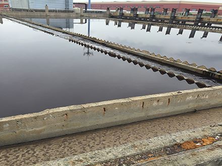 生活污水處理現場