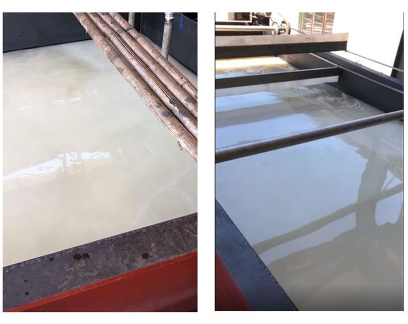 氣浮機調(diào)試出乳白狀氣水